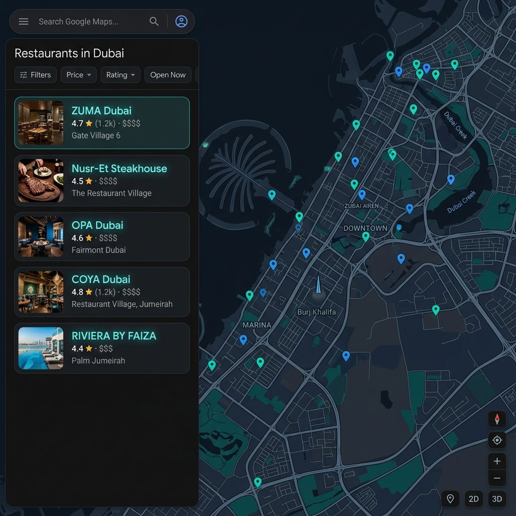 Dubai Map